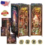 DIY Book Nook Kit - Enchanting Unicorn Forest 3D Puzzle for Home Decor