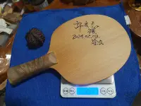 在飛比找Yahoo!奇摩拍賣優惠-台灣檜木單板橫式桌球拍