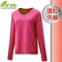 在飛比找PChome24h購物優惠-維特 FIT 女新款 遠紅外線V領保暖內衣_FW2502 紫