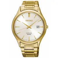 在飛比找momo購物網優惠-【SEIKO 精工】CS系列 金錶 日系簡約腕錶 SK044