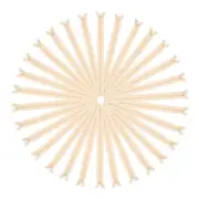 30Pcs 12 Inch #3 Nylon Coil Zippers for Sewing, Supplies Zippers Bulk, Beige