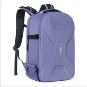 MOSISO Camera Backpack, DSLR/SLR/Mirrorless Bag 15-16 inch Lavender Gray