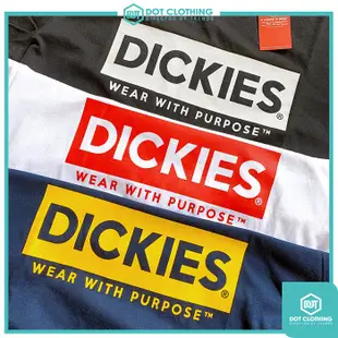 Dickies Box Tee 黑白 深藍黃 白紅 大字 方塊 方框 大LOGO 大寫 短T 韓國公司貨