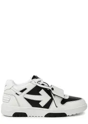 Off-white Out Of Office Panelled Leather Sneakers - 42 (IT42 / UK8) 42 (IT42 / UK8)