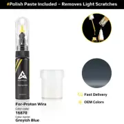Touch Up Paint For Proton Wira 16870 Greyish Blue With Polish Paste