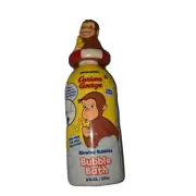 Curious George blowing bubbles bath Tear & Dye Free Hypoallergenic Berry Scent