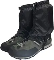 [WOONEKY] 1 Pair Snow Boot Cover Hiking Leg Gaiters Snow Boot Gaiters Waterproof Walking Gaiter Snake Protection Leggings Hiking Boot Gaiters Outdoor Boot Covers Travel