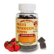 Mini Mushy's Organic Everyday Support Gummies | Turkey Tail Reishi Lions Mane...