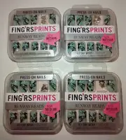 4 Fing'rs Prints Runway Ready Press on Nails 31326 Trend Alert