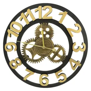 頭手工具 工業鐘 壁鐘 古典鐘 齒輪鐘錶 復古機械掛鐘 客廳壁掛 個性時鐘 酒吧創意靜音潮流時鐘錶 美式齒輪靜音大掛鐘錶