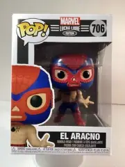 MARVEL FUNKO POP! #706 LUCHA LIBRE *EDITION* EL ARACNO BOBBLE-HEAD NEW IN BOX!!!