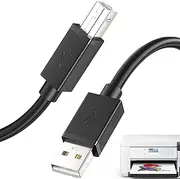 Printer Cord to Computer | A Male to B Cable | 7ft High Speed Connectors Male A to B 2.0 Cord for Computer Laptop Monitor Keyboard for Data Transfer