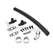 Turbo Oil Drain Line Kit Lancer 4G63 EVO 4 5 6 7 8 9 BorgWarner EFR 7163 7670 (for: Mitsubishi)