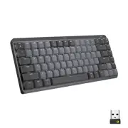 Logitech MX Mechanical Mini Wireless Illuminated Keyboard, Tactile Quiet Swit...