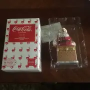 Coca Cola Members Only 2004 Pearlescent Porcelain Ornament Hinged Box