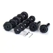 Steelman Hub and Rotor Polishing Kit with Storage Case, Nylon Pads, Fits 3/8 ...