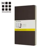 在飛比找蝦皮商城優惠-MOLESKINE Cahier輕便筆記本/L/方格/咖啡 