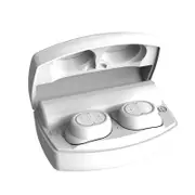 TWS bluetooth 5.0 Earphone 4D Hi-Fi Headset Binaural Stereo Call Waterproof Headphone With 2200mAh Power Bank WHITE COLOR