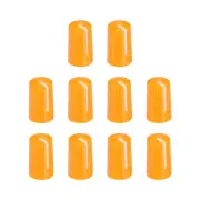 Potentiometer Control Knob ABS Guitar Knob 270 Degrees Orange,White 20PCS