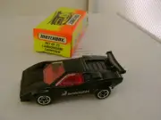 1996 MATCHBOX SUPERFAST #67 BLACK LAMBORGHINI COUNTACH LP 5000S NEW IN BOX