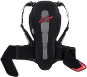 Alpinestars Nucleon KR-2, back protector , color: Black/Red , size: S