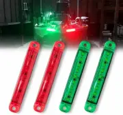 NEW Boat Navigation Lights Waterproof Marine Utility Led Strip Lights (4 Pack)