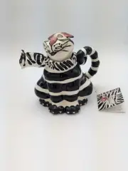 Clancy Cat Tea For One Teapot SWAK SIGNED Lynda Corneille VTG Colorful!