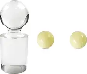Yuanhe Roulette Marker Balls Set - Ball Top Acrylic Win Marker with 2 Roulette Wheel Table Replacement Balls Pills,Poker Roulette Accessories for Casino Games