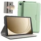 Case for Samsung Galaxy Tab A9 8.7-Inch 2023, PU Leather Business Folio Green