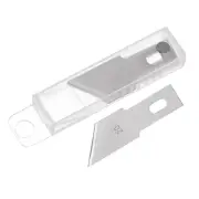 10Pcs 38x14.5mm Craft Knife Blades, High Speed Steel Hobby Blades Set