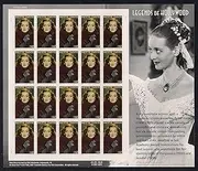 Bette Davis Legends of Hollywood pane of 20 x 42 Cent us U.S. Postage Stamps