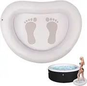Inflatable Pool Foot Bath Basin, Foot Wash Basin Tub for Above Ground Swimming Pools Entry Ladder, Above Ground Swimming Pools Hot Tub Spas Outdoor Accessories(Type A)