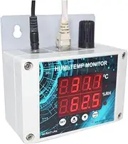 Temperature and Humidity LAN Based Monitor (Temp. Range: 32°F to 122°F & Humidity Range: 0 to 100% RH) for Pharmaceuticals, Server Rooms, Greenhouses Model: AI-RHT1-PH