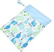 JOINPAYA Diaper Wet Dry Bag Patterned Travel Napkin Storage for Easy Organization