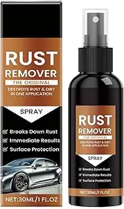Rust Cleaner For Metal | Rust Dissolver For Metal,1 Fl.oz Fast Acting Concentrated Spray Solution For Effective Removal On Boats RVs