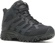 Merrell Men's Moab 3 Tactical Mid Waterproof Boots, Black, Size 11.5W