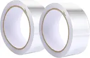 Thick Aluminum Foil Tape 2pcs Heat Insulation Tape Fireproof Wear-Resistant for Sealing and Repairing