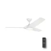 Altitude Ceiling Fan 52" DC Motor Integrated LED Indoor Matte White w/ Light Kit