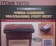 HANDSOME ELEGANT STYLISH GENUINE LEATHER CUSHION FOOT REST