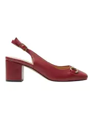 [Easy Steps] Goldie Heeled Shoes in Red