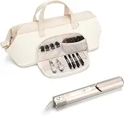 [Lotour] Hair Tools Travel Case Bag for Shark HD430 FlexStyle, Dyson Airwrap, Dyson Supersonic Hair Dryer - Portable, Waterproof, Black