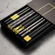 5pcs Alloy Chopsticks Do Not Mold High-Grade Household Mildew Family Set