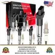 Ignition Coils & Iridium Spark Plugs For Porsche Cayenne 2004-2006 3.2L GN10443 (for: Porsche)