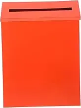UTHCLO Box Wall Mounted Mailbox Mailbox Mounting Iron Mailbox Iron Mail Holder for Wall Orange