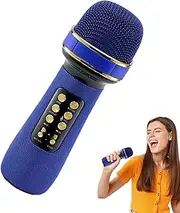 Cordless Microphone - Handheld Wireless Microphone - Multifunctional Cordless Microphone Voice Recorders, Music Players for Girls Kids Adults