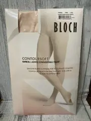 Bloch Dance Women's Contour Soft Adaptatoe Tights, Pink - L/XL Imperfect Package