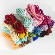 89 Yard Micro-Fiber Flat Leather Beading Thread Faux Suede Cord String for Brace