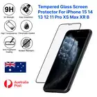 Tempered Glass Screen Protector For iPhone 15 14 13 12 11 Pro XS Max XR 8 Plus