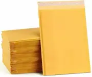 500 Pack - 4" x 7" #000 Kraft Bubble Mailers Self Seal Padded Shipping Envelopes