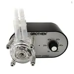 GROTHEN G328A 大流量防腐蝕蠕動泵自吸泵粘稠泵可調速滴定泵114-500ML/MIN 100-240V 美規